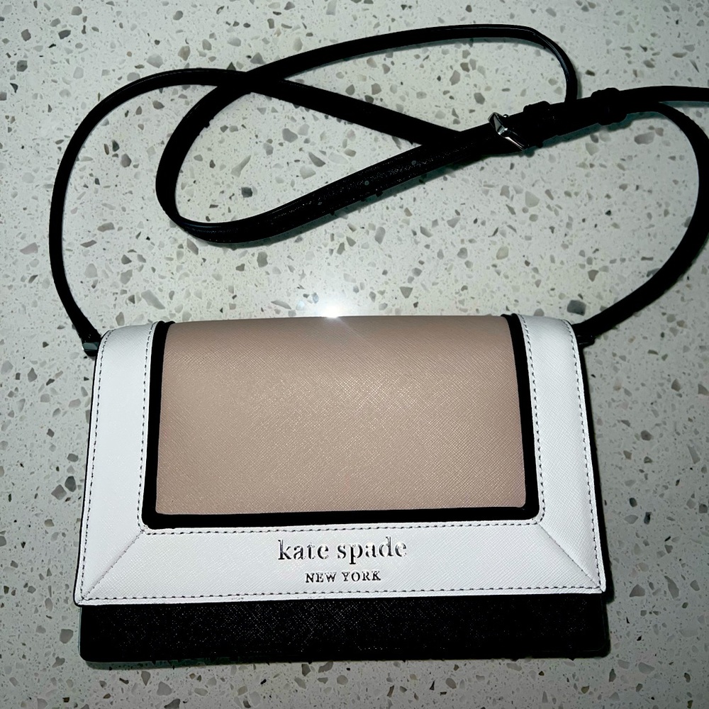 Kate Spade tri-color block crossbody - new condition
